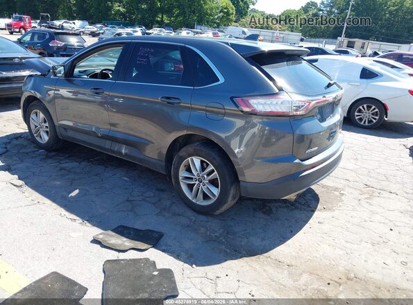 2FMPK4J97HBC01106 2017 FORD EDGE Gray Trasero izquierdo