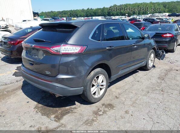 2FMPK4J97HBC01106 2017 FORD EDGE Gray Trasero derecho