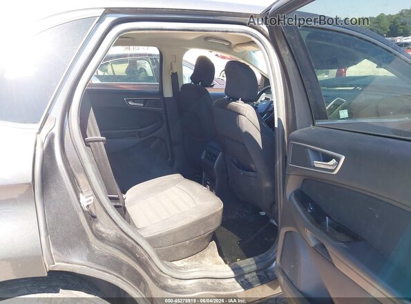 2FMPK4J97HBC01106 2017 FORD EDGE Gray Vista de la etiqueta del VIN