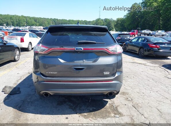 2FMPK4J97HBC01106 2017 FORD EDGE Gray 