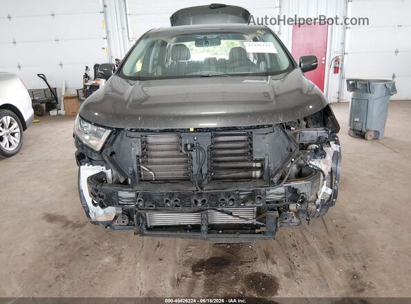 2FMPK4J97HBC31352 2017 FORD EDGE Gray Вид спереду