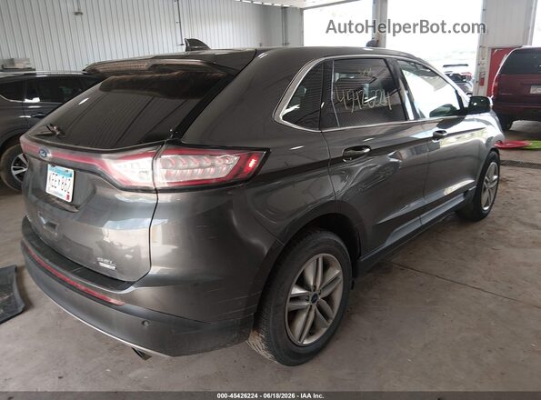 2FMPK4J97HBC31352 2017 FORD EDGE Gray Задня права чверть