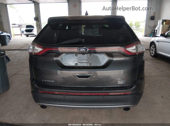 2FMPK4J97HBC31352 2017 FORD EDGE Gray 