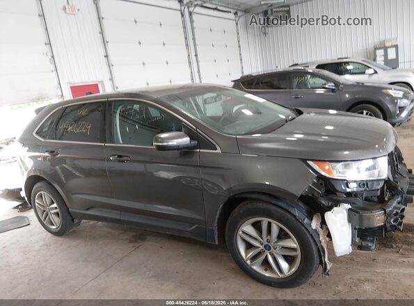 2FMPK4J97HBC31352 2017 FORD EDGE Gray Панорамний вид салону 360°