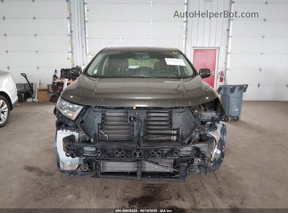 2FMPK4J97HBC31352 2017 FORD EDGE Gray Вид задньої частини салону