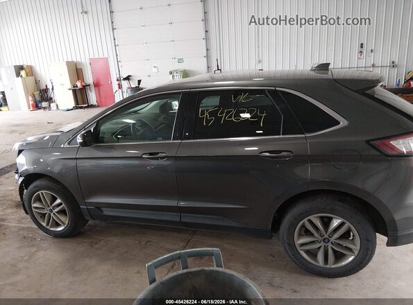 2FMPK4J97HBC31352 2017 FORD EDGE Gray 