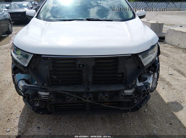 2FMPK4J97HBC53576 2017 FORD EDGE White Սարքավորումների վահանակի տեսք