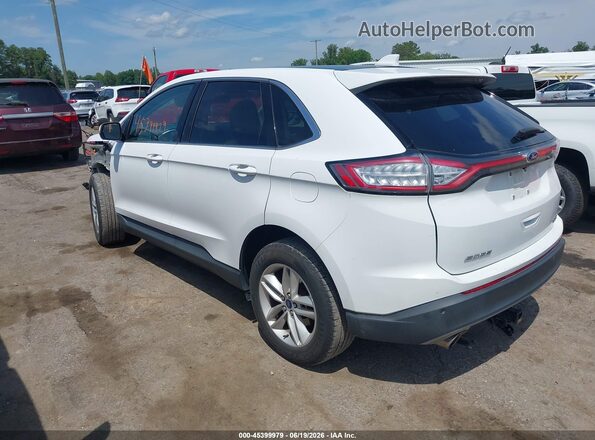 2FMPK4J97JBC09373 2018 FORD EDGE White Trasero izquierdo
