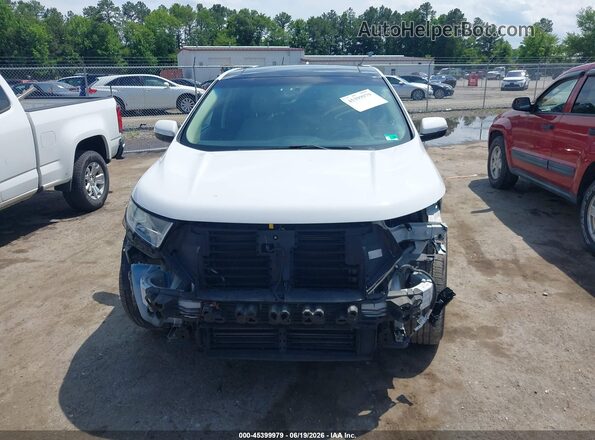 2FMPK4J97JBC09373 2018 FORD EDGE White Vista interior trasera