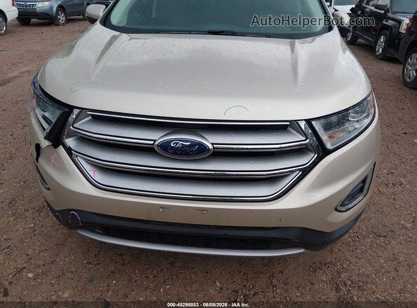 2FMPK4J97JBC22821 2018 FORD EDGE Champagne 
