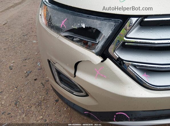 2FMPK4J97JBC22821 2018 FORD EDGE Champagne 