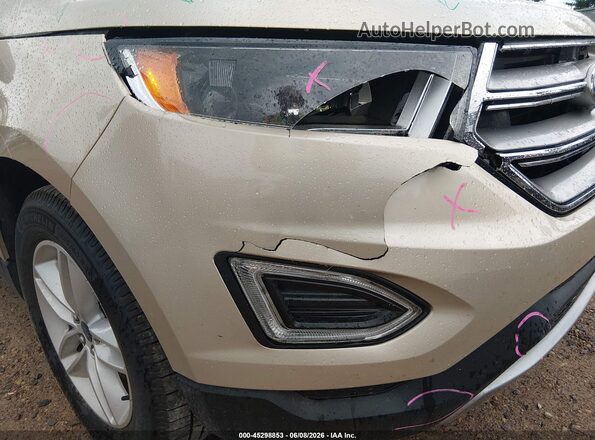 2FMPK4J97JBC22821 2018 FORD EDGE Champagne 