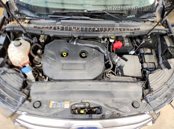 2FMPK4J97JBC23967 2018 FORD EDGE Black Widok komory silnika