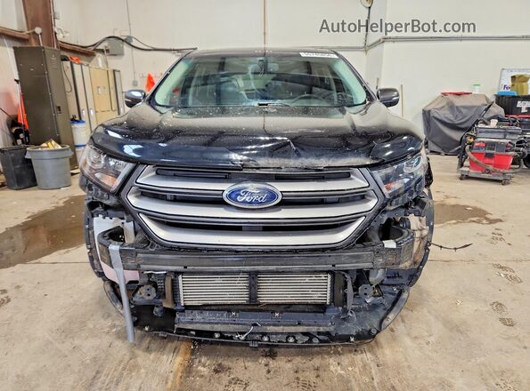 2FMPK4J97JBC23967 2018 FORD EDGE Black Widok z przodu