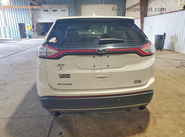 2FMPK4J97JBC59223 2018 FORD EDGE White Հետևի տեսք