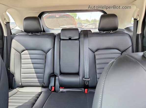 2FMPK4J97KBB17732 2019 FORD EDGE Brown Вид задніх сидінь