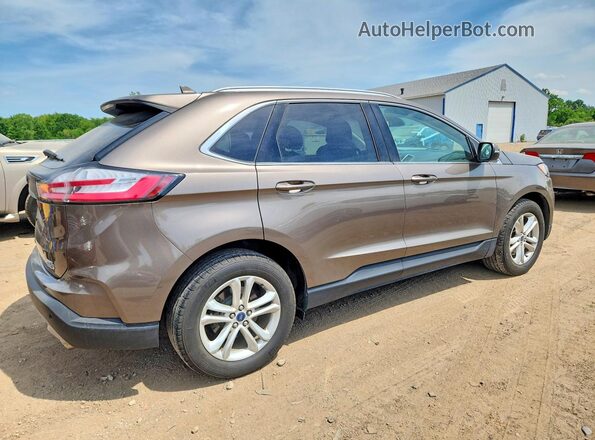 2FMPK4J97KBB17732 2019 FORD EDGE Brown Задня права чверть