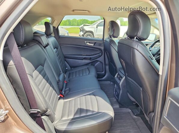 2FMPK4J97KBB17732 2019 FORD EDGE Brown Вид задньої частини салону