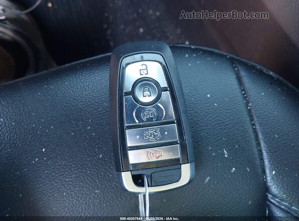 2FMPK4J97KBB31436 2019 FORD EDGE Red Dashboard view
