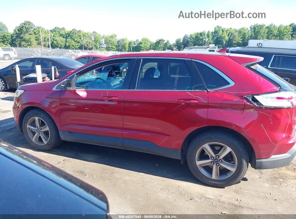 2FMPK4J97KBB31436 2019 FORD EDGE Red 360 interior view