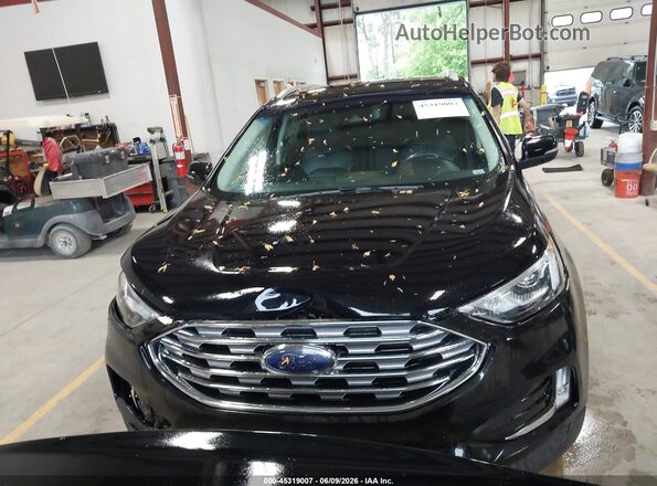 2FMPK4J97KBC19015 2019 FORD EDGE Black ხელსაწყოთა პანელის ხედი