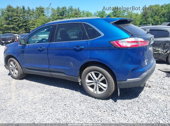 2FMPK4J97LBA01593 2020 FORD EDGE Blue Tył lewy