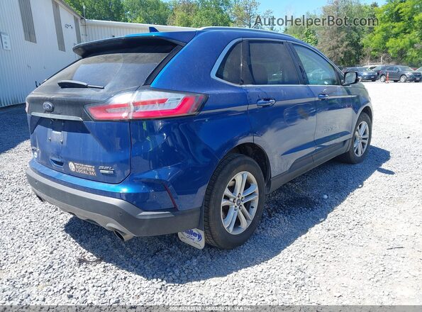 2FMPK4J97LBA01593 2020 FORD EDGE Blue Tył prawy