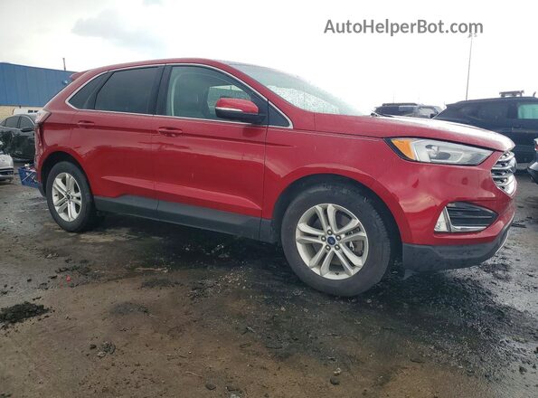 2FMPK4J97LBA59557 2020 FORD EDGE Red Przód prawy