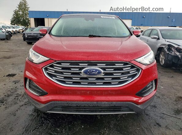 2FMPK4J97LBA59557 2020 FORD EDGE Red Widok z przodu