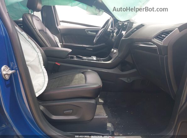 2FMPK4J97MBA32327 2021 FORD EDGE Blue Vista interior delantera
