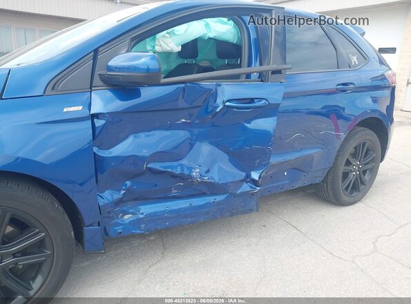 2FMPK4J97MBA32327 2021 FORD EDGE Blue Vista frontal