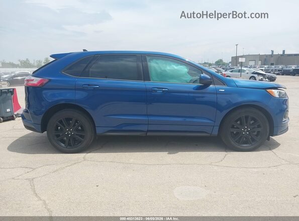 2FMPK4J97MBA32327 2021 FORD EDGE Blue Vista interior de 360 grados