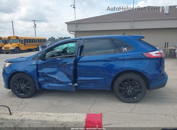 2FMPK4J97MBA32327 2021 FORD EDGE Blue 