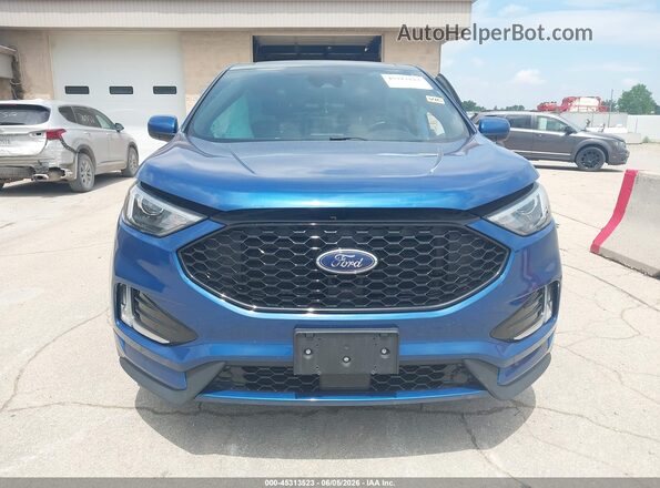 2FMPK4J97MBA32327 2021 FORD EDGE Blue Vista interior trasera