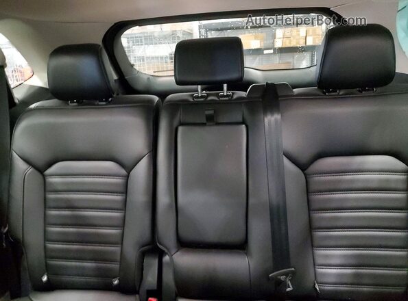 2FMPK4J97NBA10328 2022 FORD EDGE Black Vista de los asientos traseros