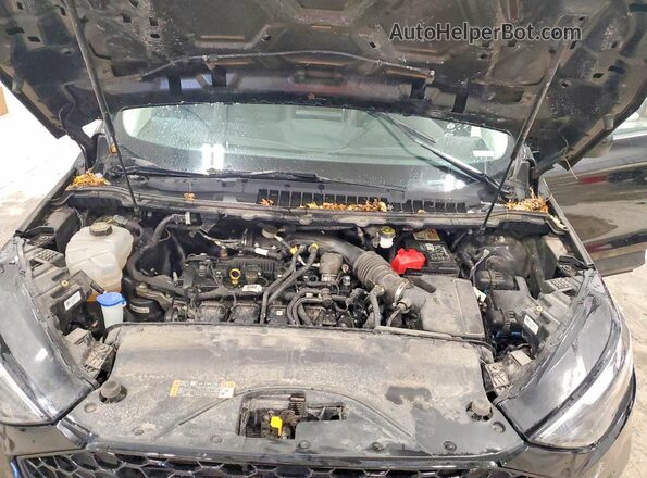 2FMPK4J97NBA10328 2022 FORD EDGE Black Vista del compartimento del motor