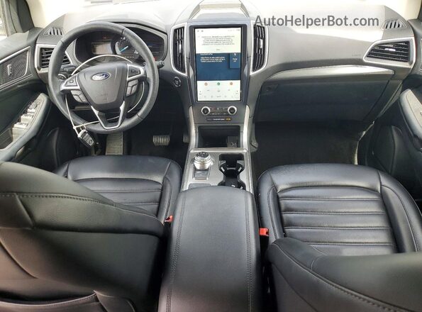 2FMPK4J97NBA88432 2022 FORD EDGE Blue Dashboard view