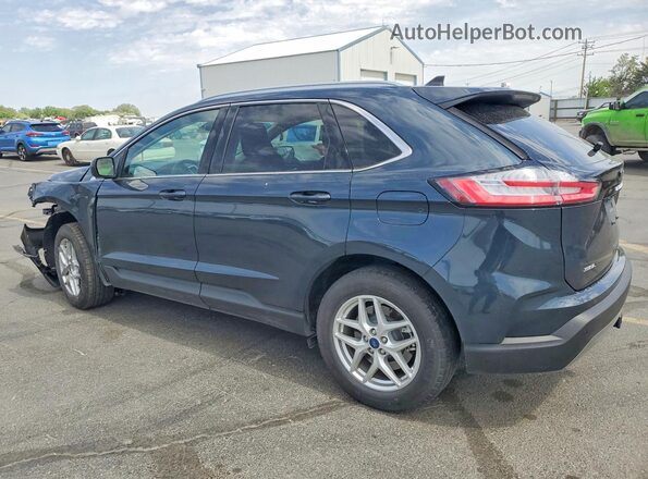 2FMPK4J97NBA88432 2022 FORD EDGE Blue Rear left