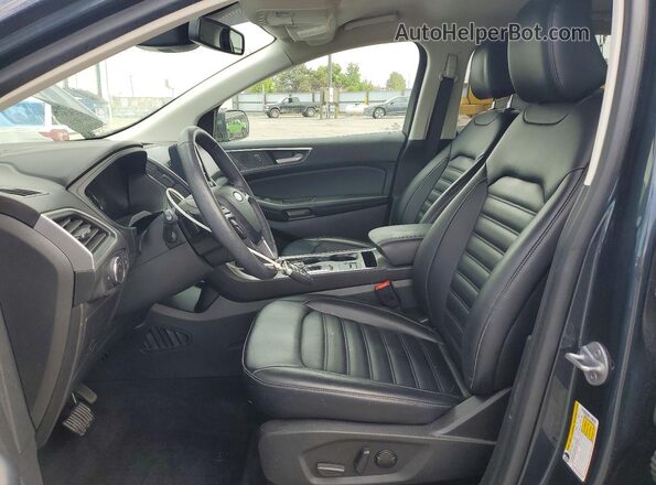 2FMPK4J97NBA88432 2022 FORD EDGE Blue Front interior view