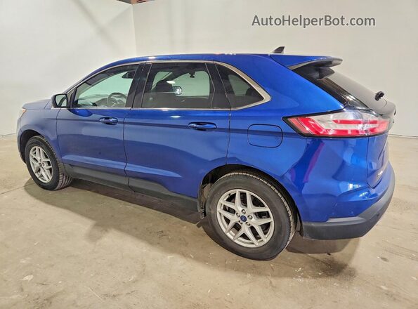 2FMPK4J97NBA92433 2022 FORD EDGE Blue Rear left