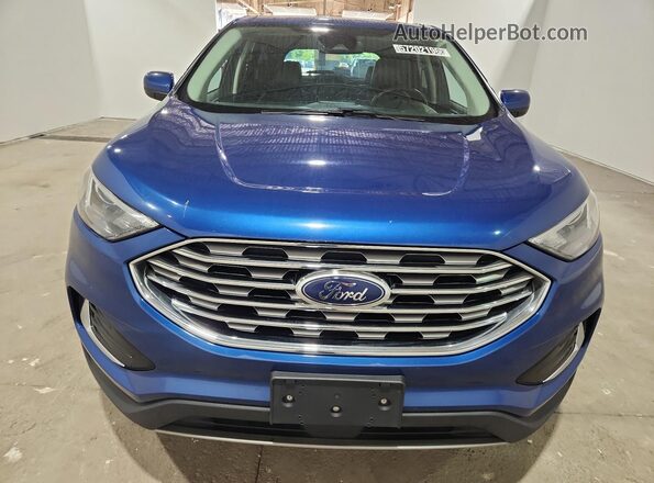 2FMPK4J97NBA92433 2022 FORD EDGE Blue 360 interior view