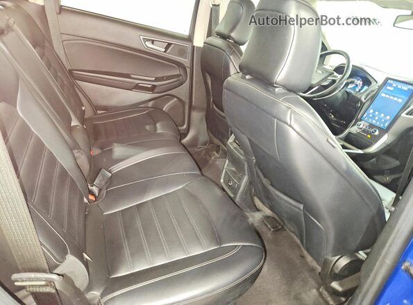 2FMPK4J97NBA92433 2022 FORD EDGE Blue Rear interior view