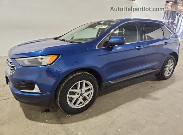 2FMPK4J97NBA92433 2022 FORD EDGE Blue 
