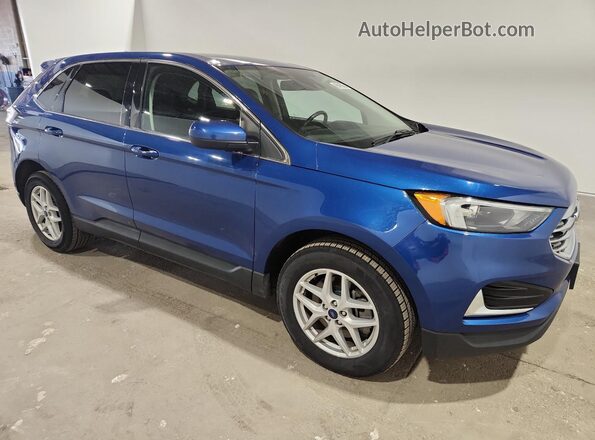 2FMPK4J97NBA92433 2022 FORD EDGE Blue 