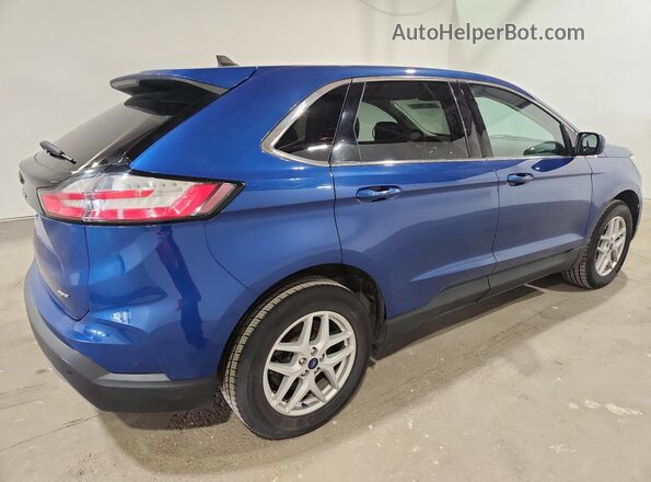 2FMPK4J97NBA92433 2022 FORD EDGE Blue 