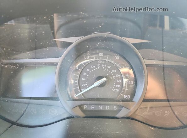 2FMPK4J97NBA93677 2022 FORD EDGE Gray Вид щитка приладів