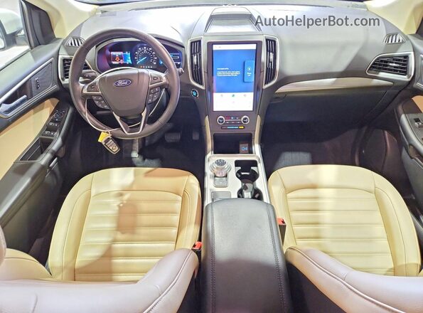 2FMPK4J97PBA45180 2023 FORD EDGE White Առջևի վահանակի տեսք