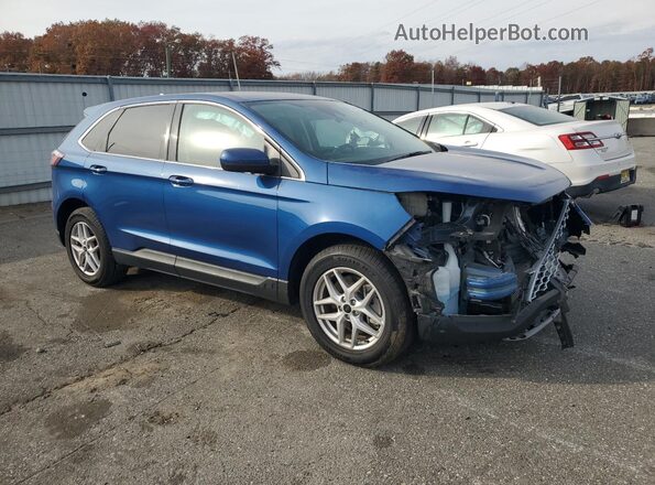 2FMPK4J97RBA51287 2024 FORD EDGE Blue 