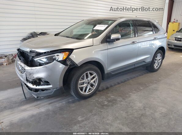 2FMPK4J97RBA78411 2024 FORD EDGE Silver Առջևի ձախ երեք քառորդ տեսարան