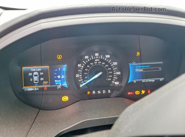 2FMPK4J97RBA85343 2024 FORD EDGE Black Սարքավորումների վահանակի տեսք